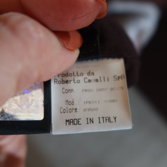 Roberto Cavalli for Neiman Marcus $1800 dress in brown/cream animal print ITALY - Picture 15 of 16